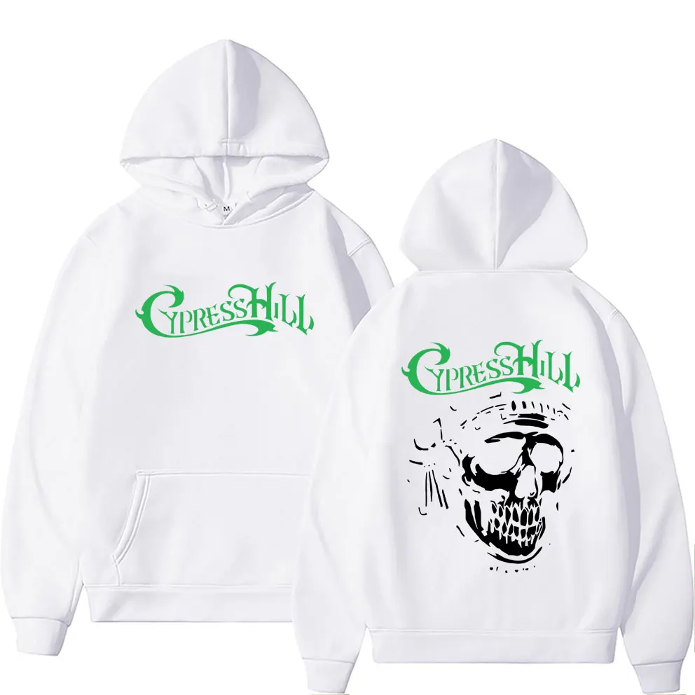 Rapper Cypress Hill Skeleton Print Hoodie Male Vintage Oversized Streetwear Men Women Clothing Fashion Hip Hop Oversized Hoodies