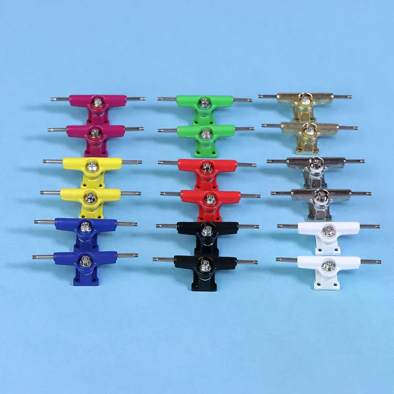 شاحنة لوحة الأصابع 32 مللي متر احترافية بمحور واحد للوحة تزلج صغيرة من سبائك الزنك ألعاب شاحنات التزلج