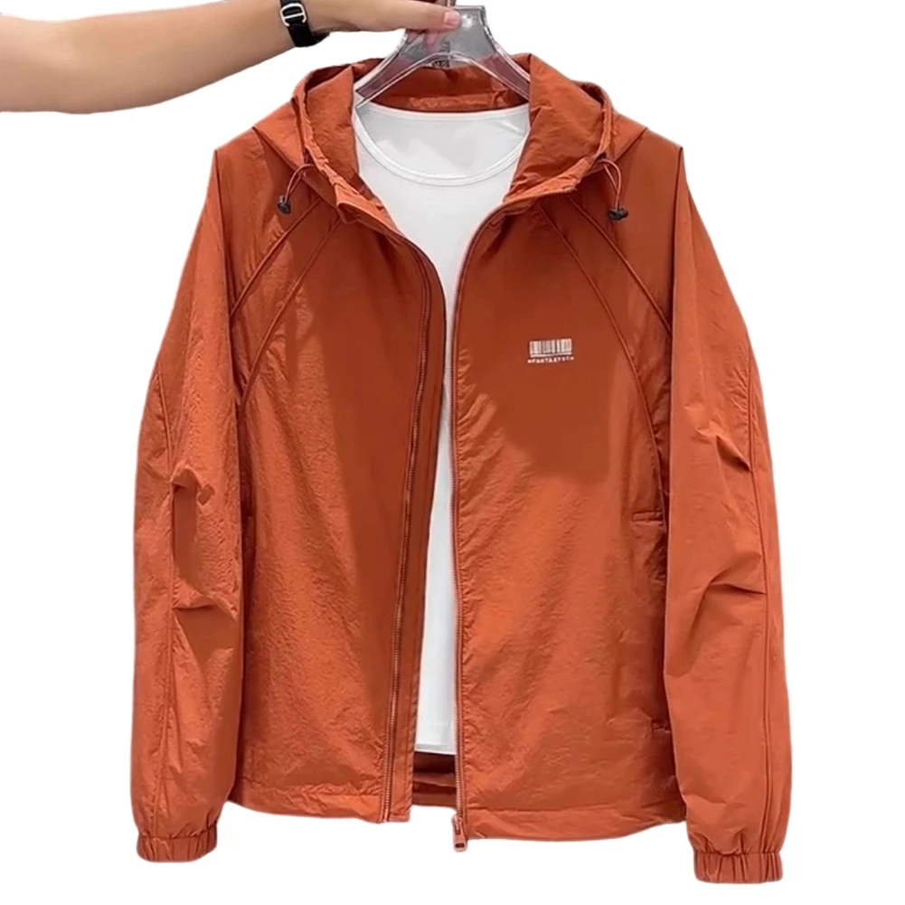 

Men's Hooded Casual Workwear Jacket Loose Fit Wear Resistant Outerwear Cargo Hoodie Long Sleeve for Spring Autumn Use