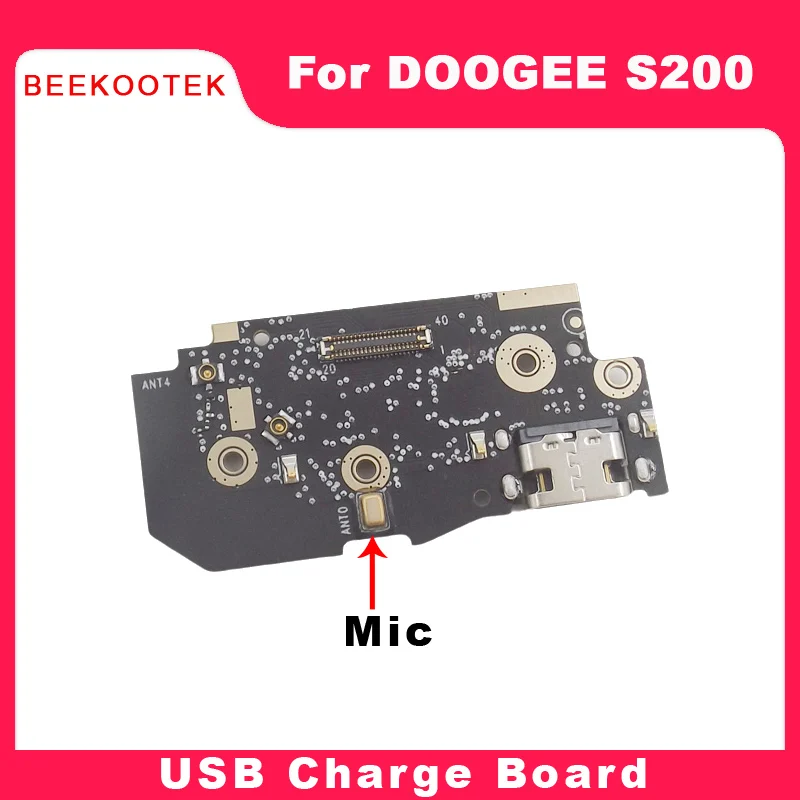 

New Original DOOGEE S200 S200 X USB Board Base Dock Charge Charging Port Board With Mic Accessories For DOOGEE S200 Smart Phone