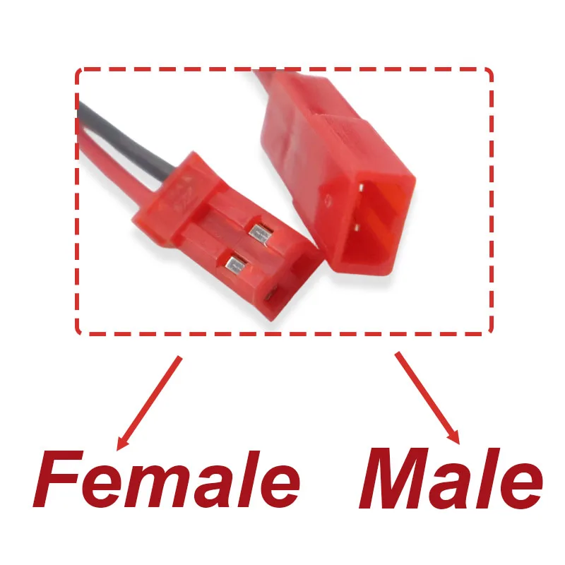 100mm 150mm 200mm JST Male/Female Connector Plug for RC Lipo Battery Car Boat Airplane RC Extension Charger Electronic Wire 