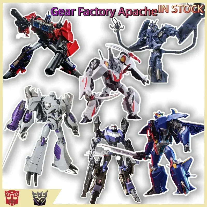 【EN STOCK】 Juguetes transformables Gear Factory Apache APC TFP Prime Wild Thunder Soundwave Wheeljack Vehic Dreadwing OP LaoWei