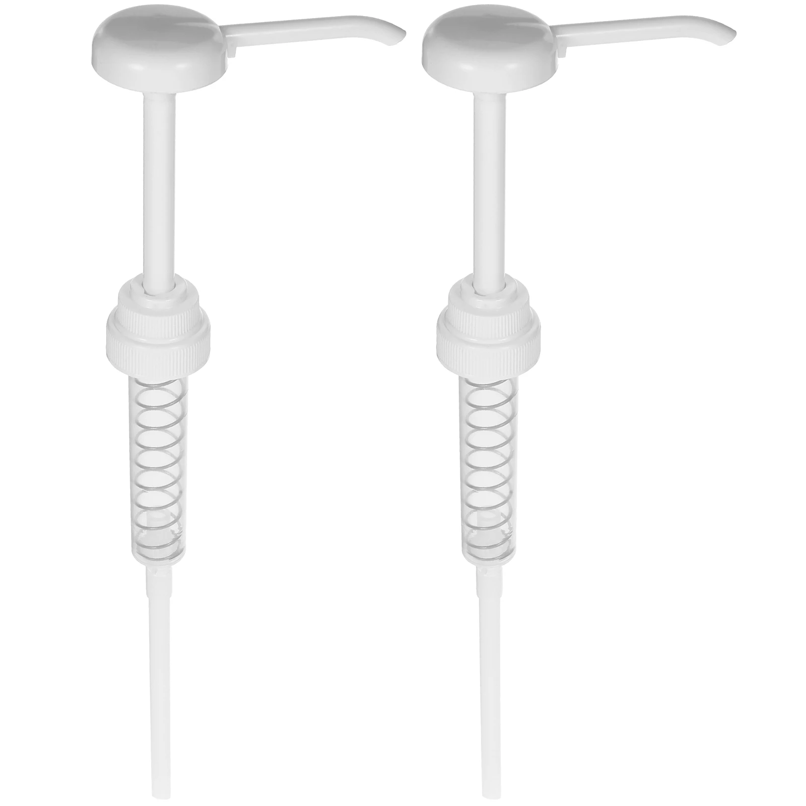 

2Pcs White Heavy Duty Gallon Tank Pump Dispenser 38/400 for Bottles Lotion Shampoo Conditioner Portable Soap Bottle