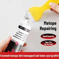 250g Waterproof Wall Patching Paste Strong Adhesive Drywall Filler Tile Gap Repair Agent For Holes With Scraper Home Bathroom