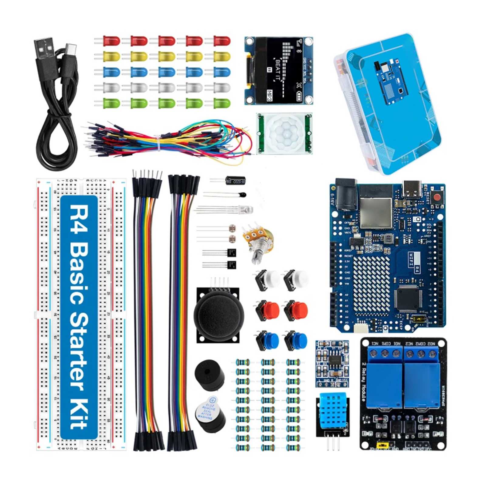 R4 Component Package Starter Kit Beautiful Packaging Clear List IC For Development Kit