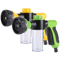 Portable Auto Foam Lance Water Gun High Pressure 3 Grade Nozzle Jet Car Washer Sprayer Cleaning Tool Automobile Garden Wash Tool