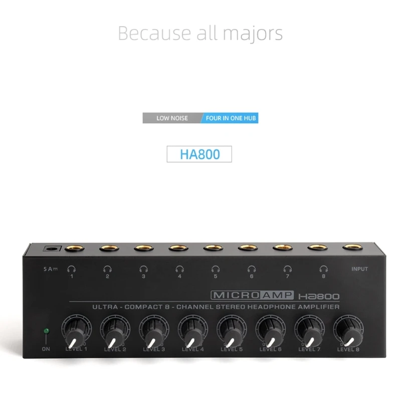 Сверхмалошумящий 8-канальный линейный микшер, небольшой аудиомикшер для записи музыки, аудиостереомикшер для караоке,