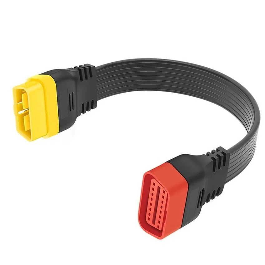 36cm Full Needle OBD2 16PIN Extension Cable for Launch 431 PRO3S+ for X431 PAD3 X431 PRO PRO3s OBD Bluetooth Connector Extender