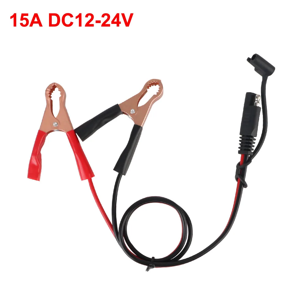 To SAE Quick Disconnect Plug to Alligator Clips Cable 16AWG SAE Quick Adapter Battery Quick Disconnect Alligator Clips 60CM