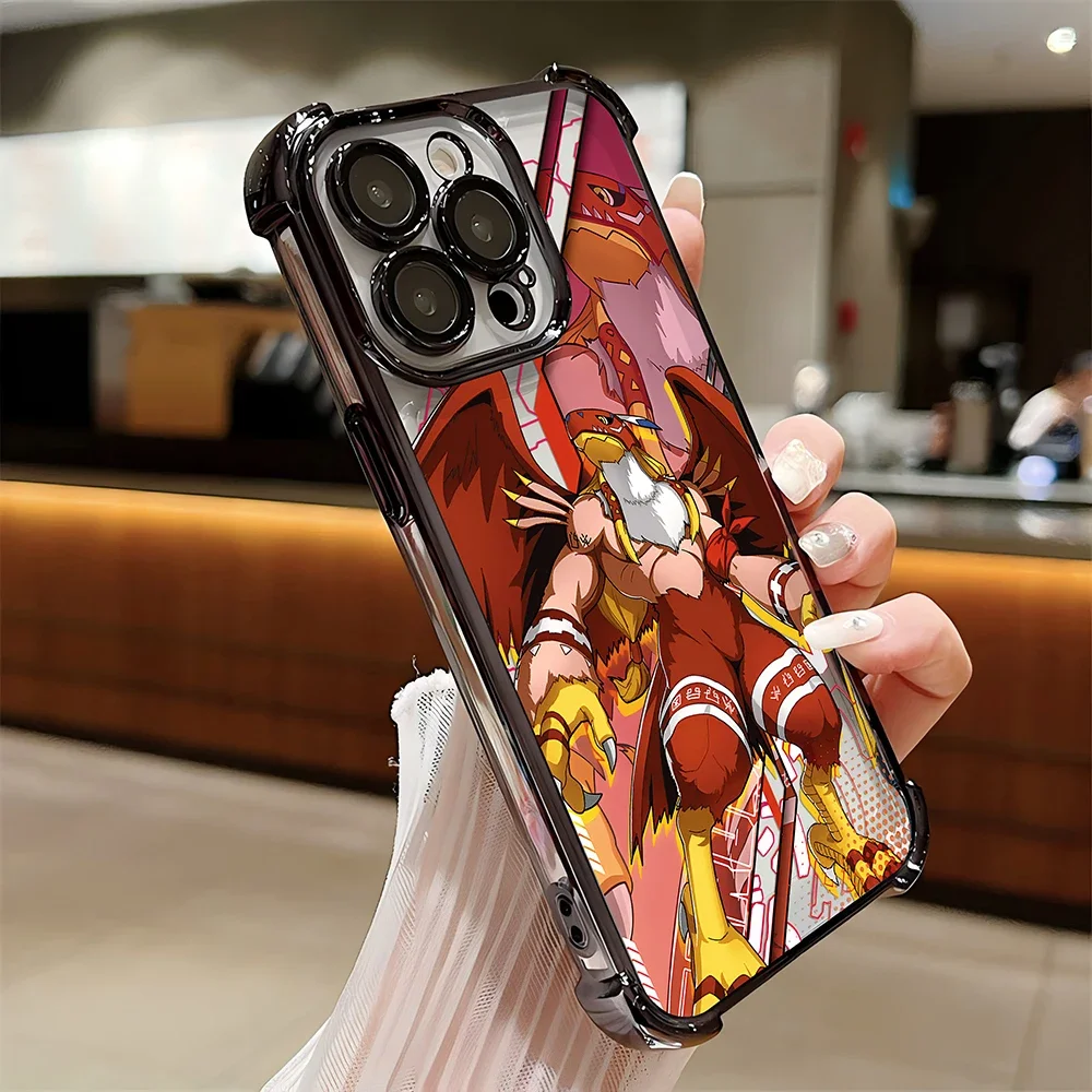 디지몬 모험 도금 케이스 삼성 S24 S23 S22 S21 S20 FE Note20 Plus Ultra Lite 5G 충격 방지 낙하 방지 커버