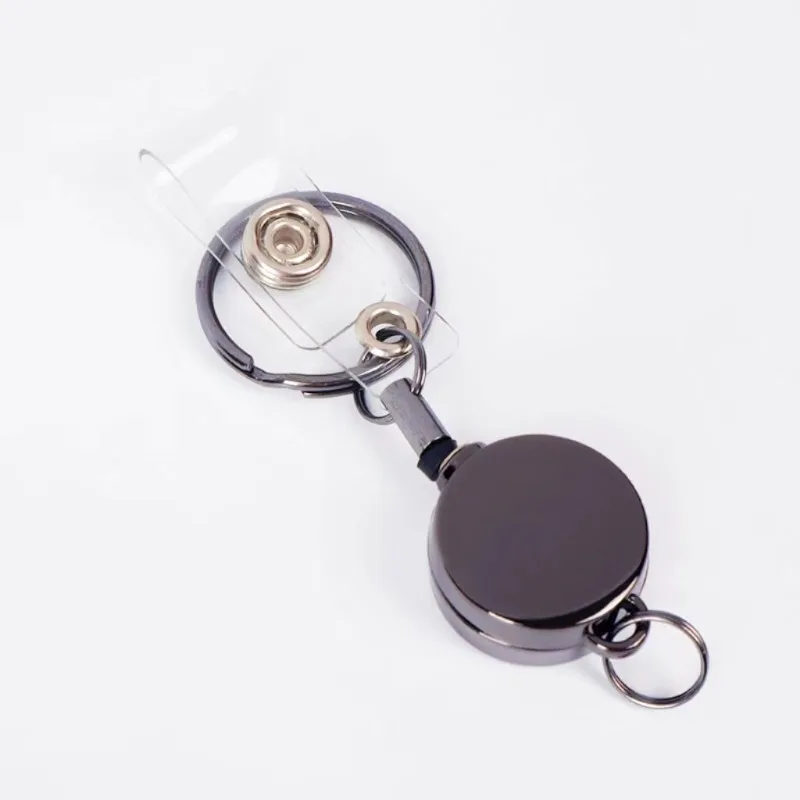 

Выдвижная идентификационная бирка, зажим для рабочей карты, катушка для бейджа, металлические зажимы с защитой от потери, выдвижной держатель для бейджа, брелок для бейджей, катушки для бейджей