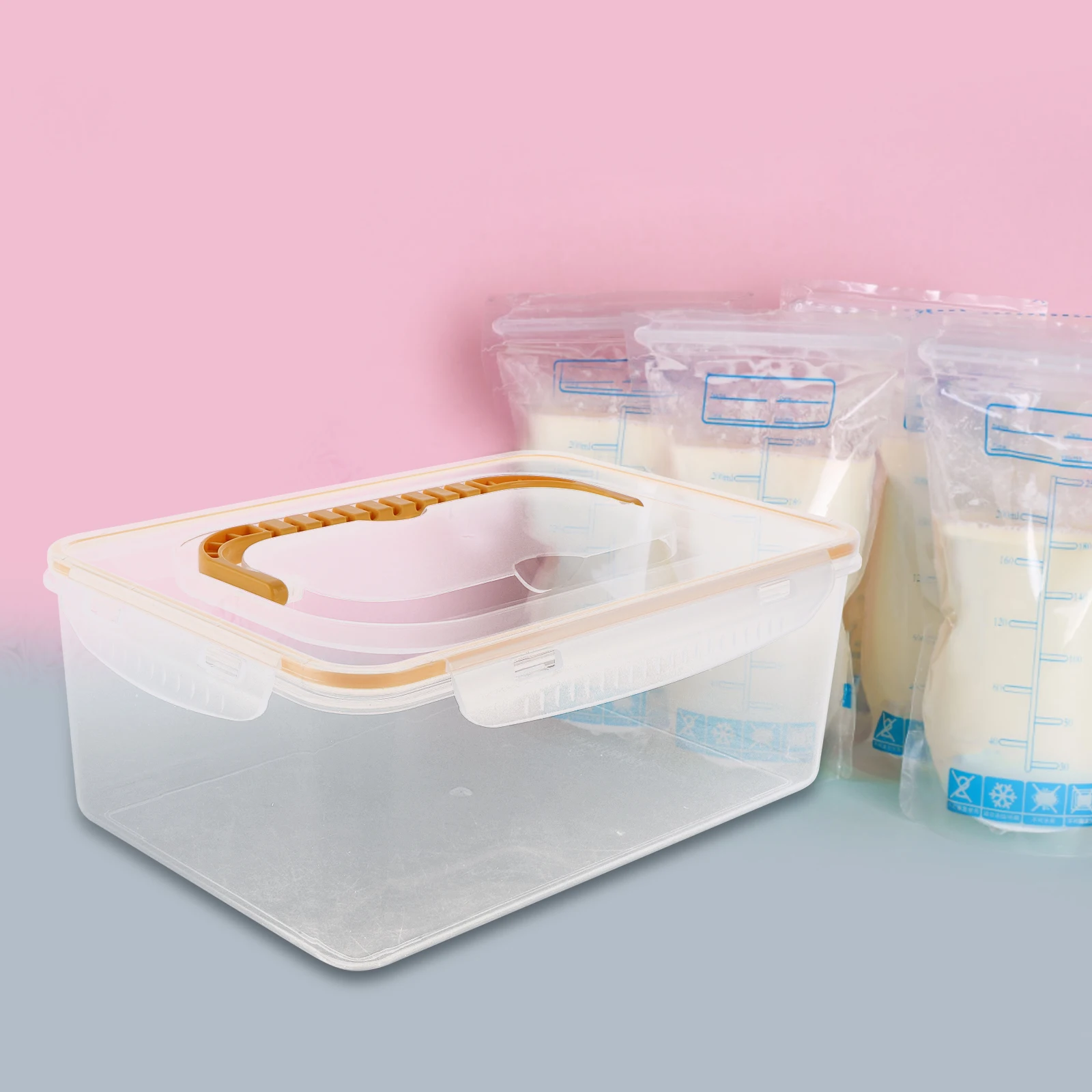 

Breast Milk Organizer Freezer Breastmilk Storage Container Safe Holder For Breastfeeding Moms Fridge Storage Bag Container