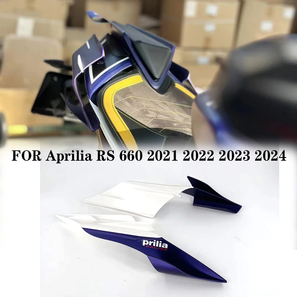 

2024 RS660 Fairing Motorcycle Rear Tailboard Wing Accessories Fixed Wing Fixed Winglet 2021 2022 2023