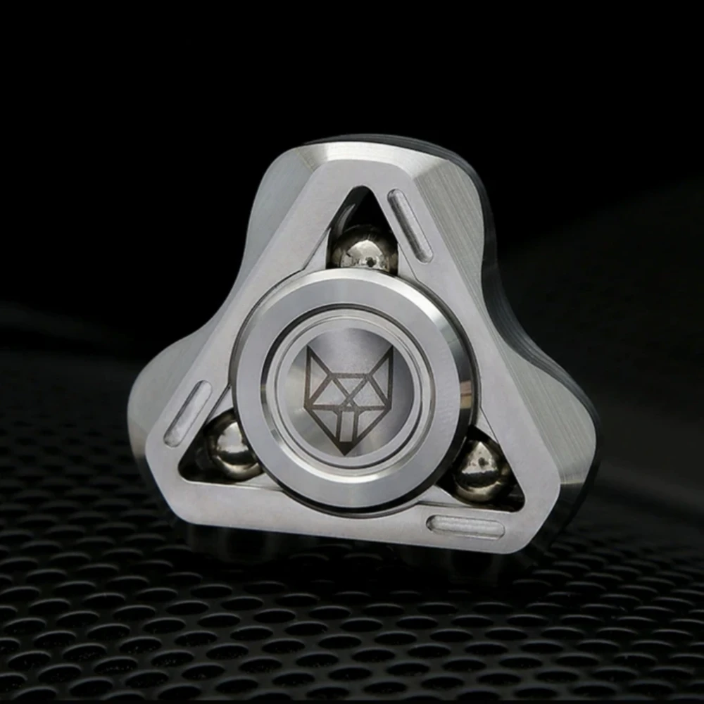 

Fox 3,0 Fidget Slider EDC игрушки из нержавеющей стали сенсорное снятие стресса для взрослых СДВГ фокус тихий скольжение