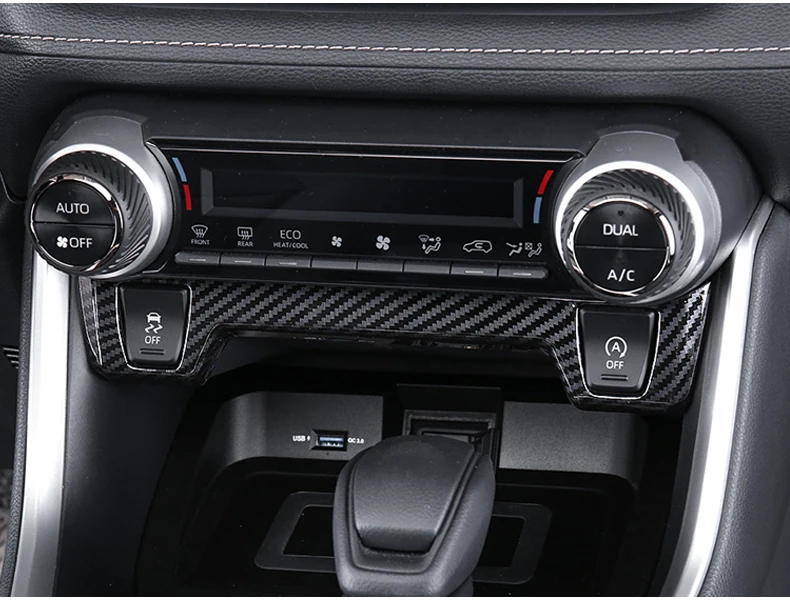 Für Toyota RAV4 2019 2020 2021 2022 2023 2024 2025 RAV 4 XA50 Hybrid ABS Auto Mittelkonsole Sitzheizung Knopf Zierblende Aufkleber – Detail 7