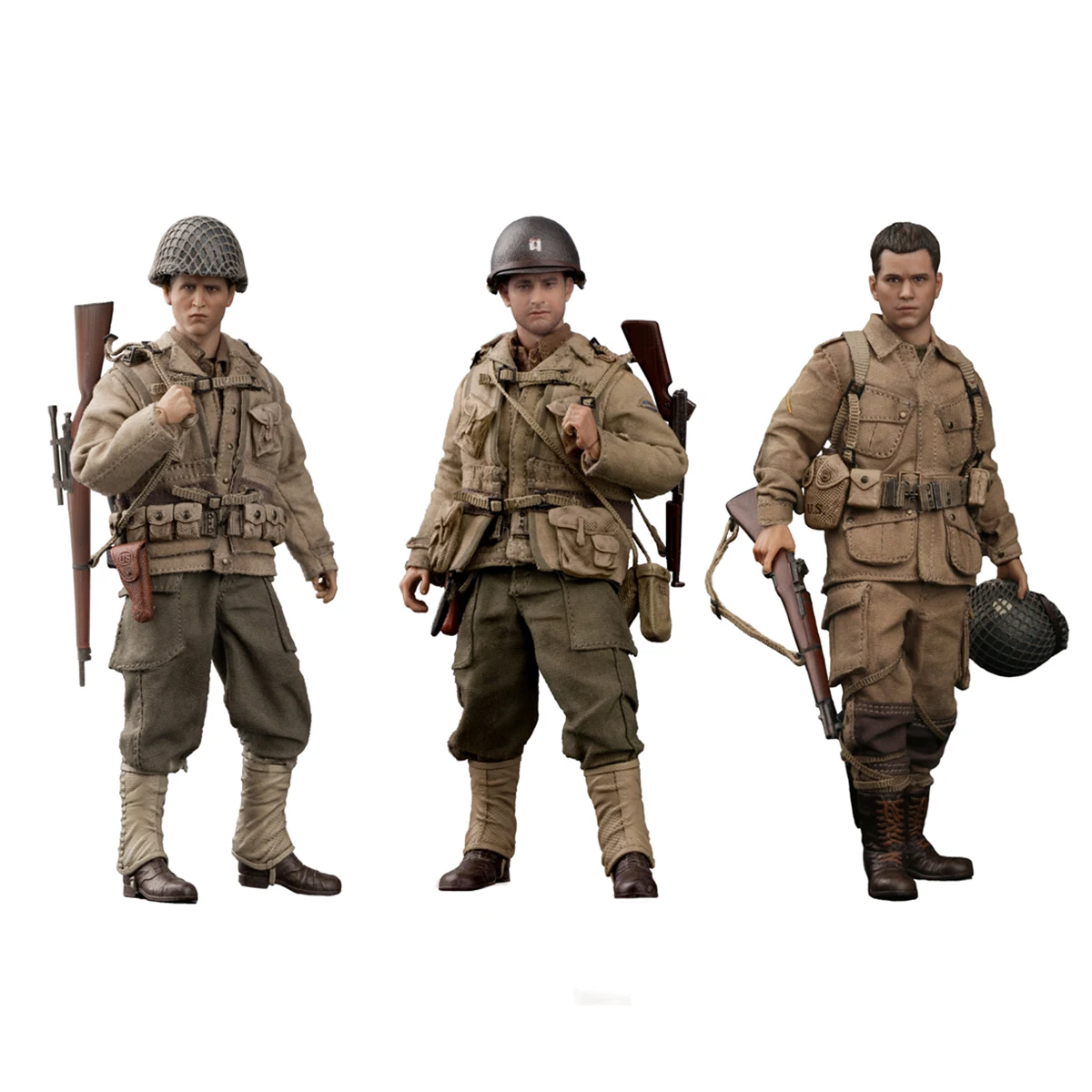 

HiPlay POPTOYS 1/12 Classic Movie WWII US Rescue Squad Captain/Shooter/Soldier 3pcs Set Action Figures