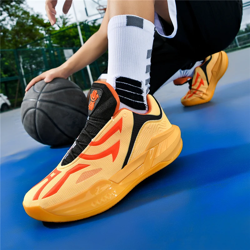 

New Basketball Shoes Men Breathable Comfortable Sneakers Training Sports Wear-resistant Outdoor Walking Running Women Shoe Gifts