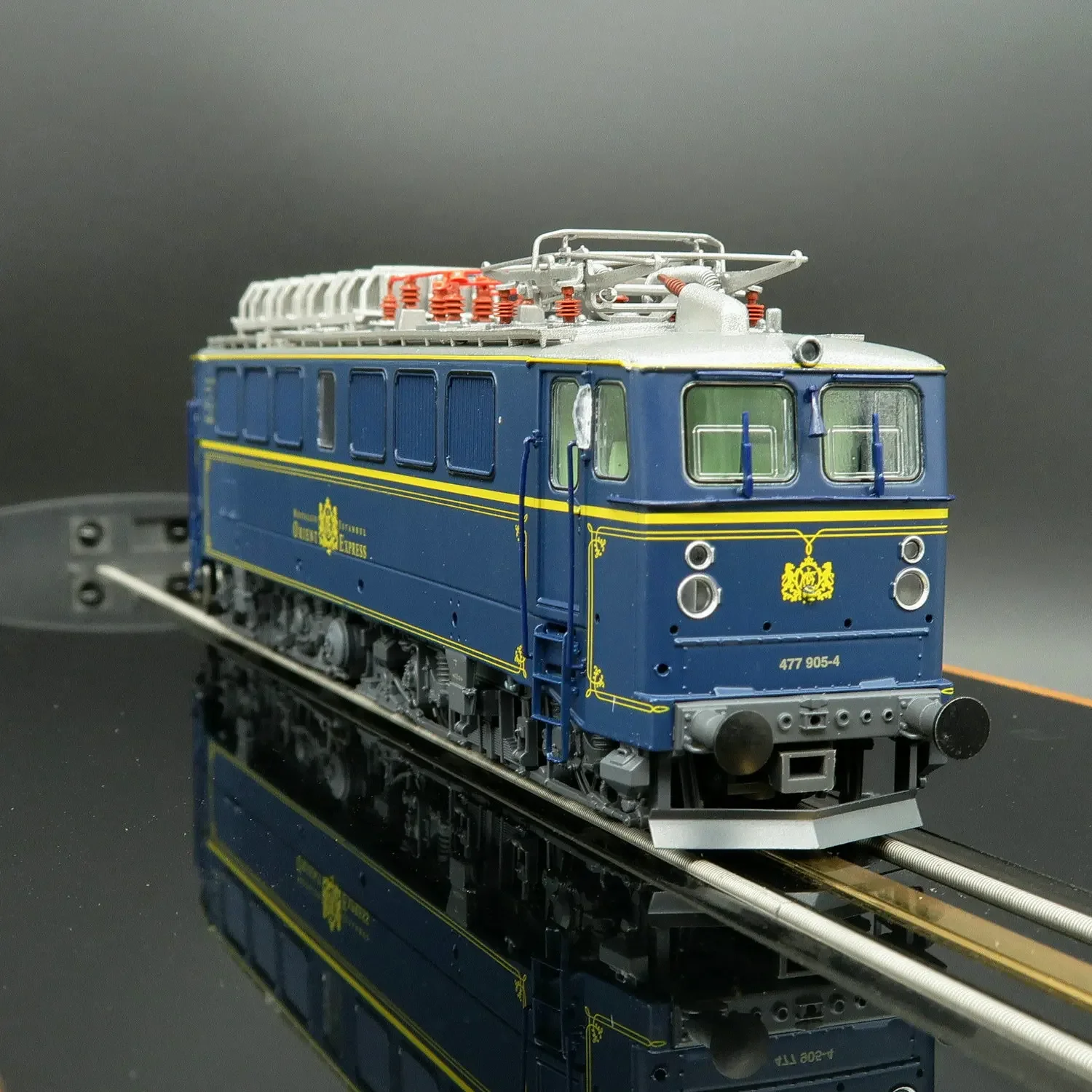 BRAWA Train Model HO Type 1/87 AE477 Electric Locomotive Digital Sound Effect Orient Express Classic Rail Car