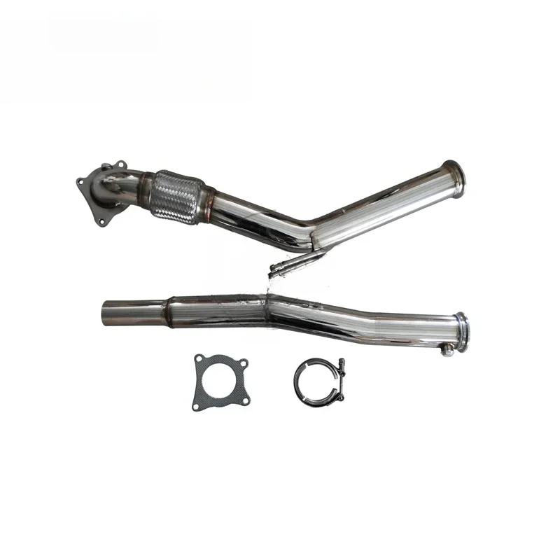 

Exhaust Downpipe for Audi A3 2.0T 06+ GOLF MK5 MK6 with V Band Clamp LHD&RHD
