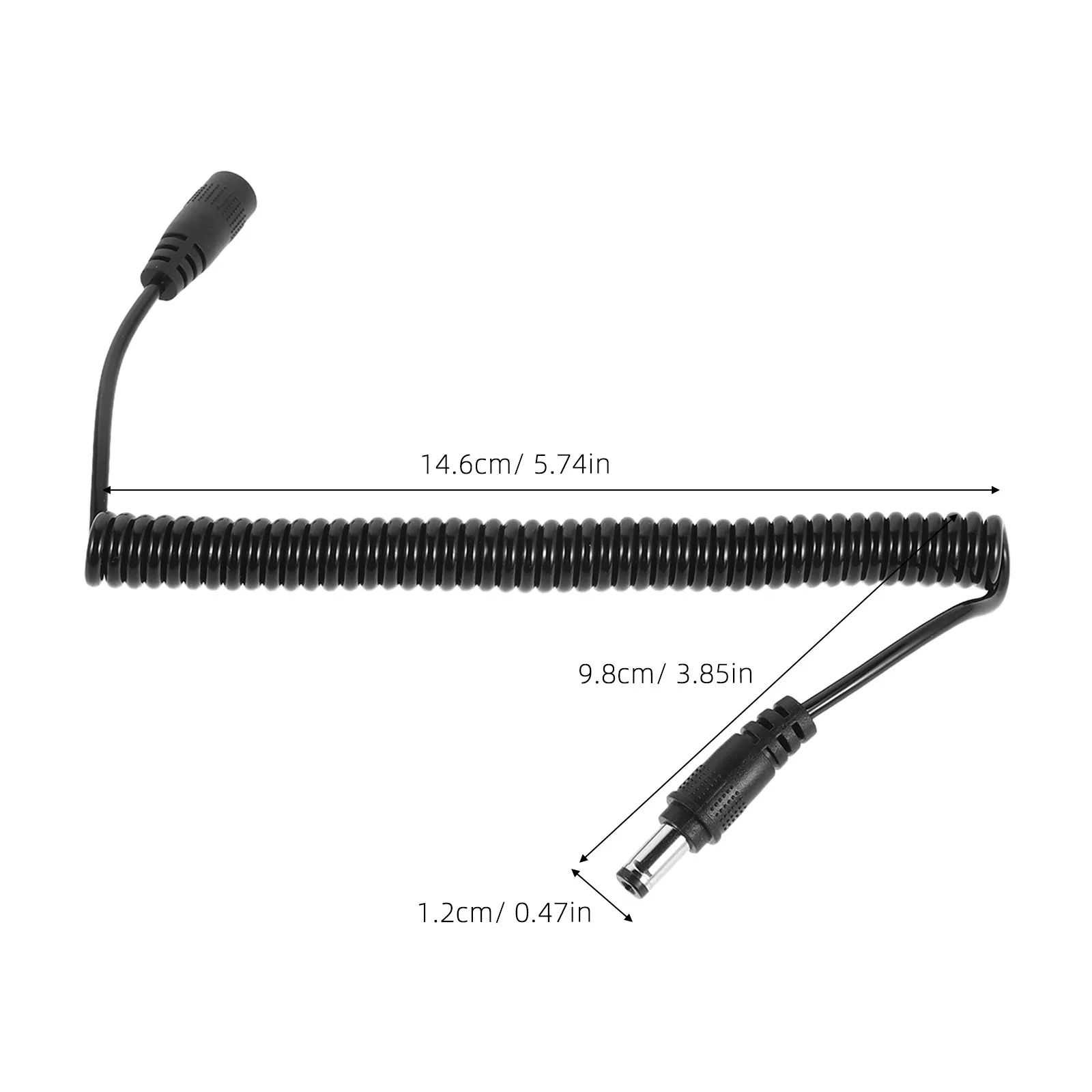 2Psc Nail Drill Spring Extension Cord 1.5m Nail Polishing Handle Wire Replacement Power Cable for Salon Manicure Accessories