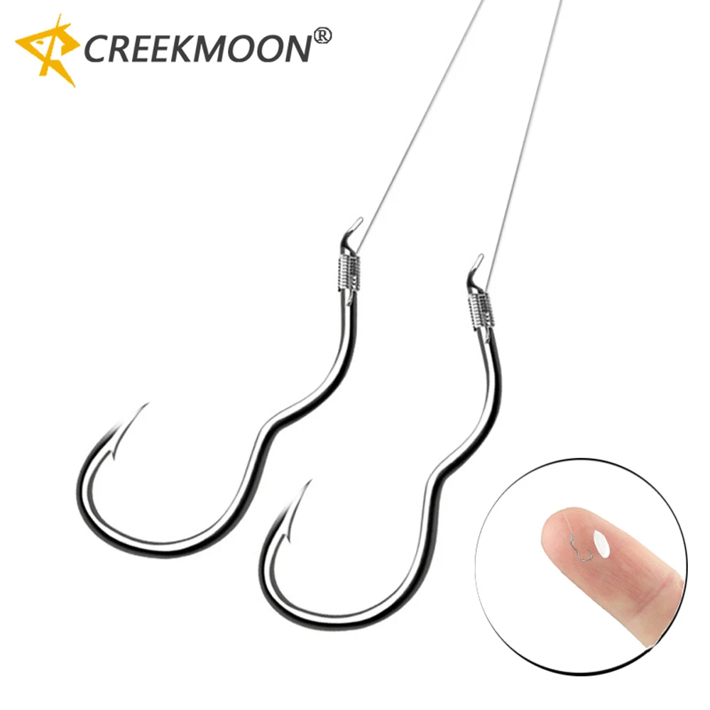 New Invention Fishing Hook High Carbon Steel Sharp Barbed Hooks 12Pcs/Pack Automatic Flip Fishhook for Carp Fishing Accessories