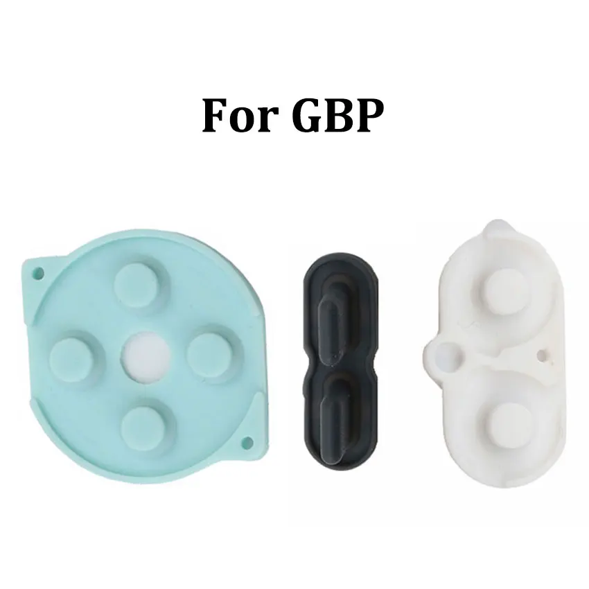 1set Rubber Conductive Buttons A B D pad For GameBoy Classic GB GBA GBC GBP GBA SP GBM Silicone Start Select Keypad Repair parts
