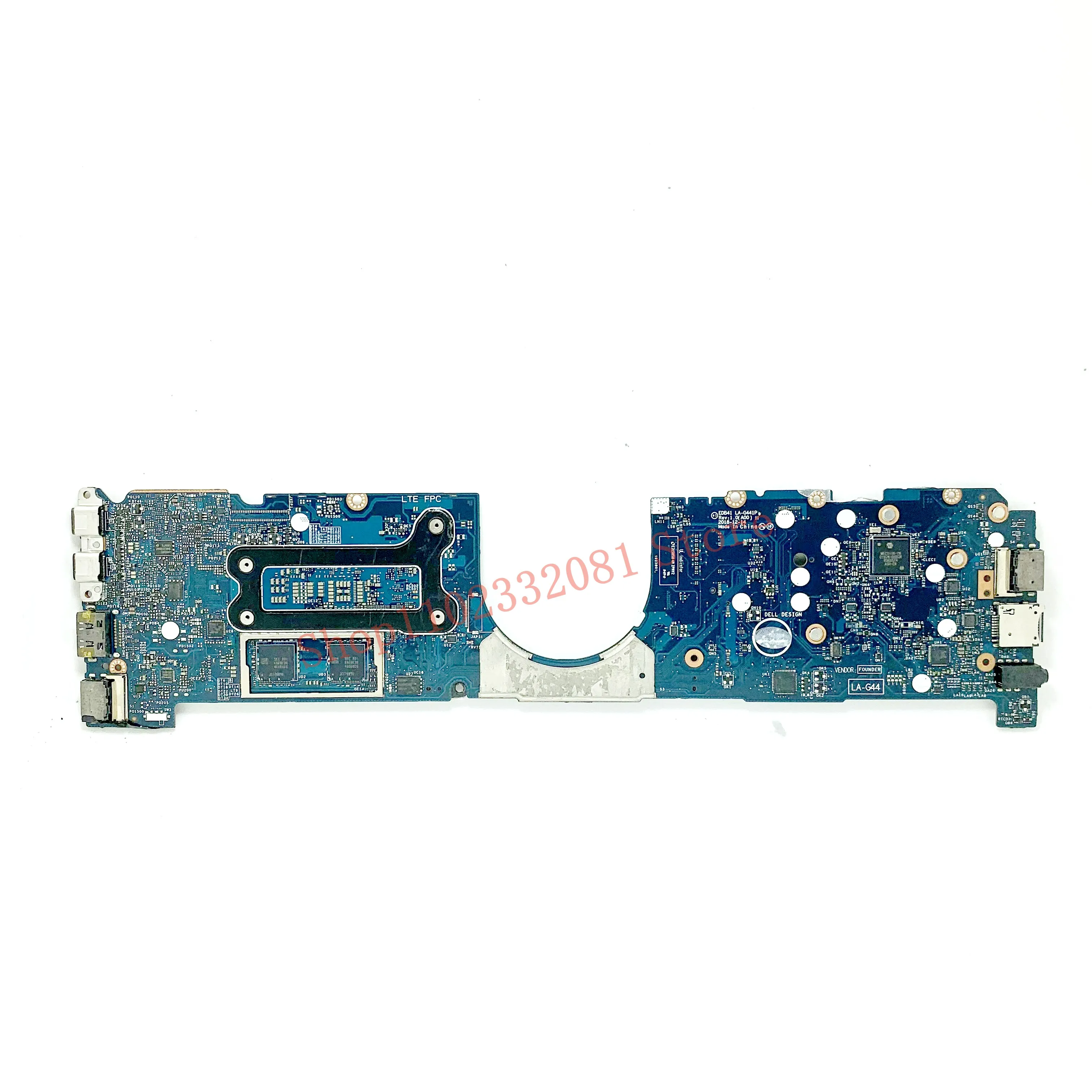 Notebook Motherboard LA-G441P For Dell Latitude 7400 2-in-1 Laptop Motherboard With i5 i7 8th gen CPU 8G/16G RAM 100% Test Work