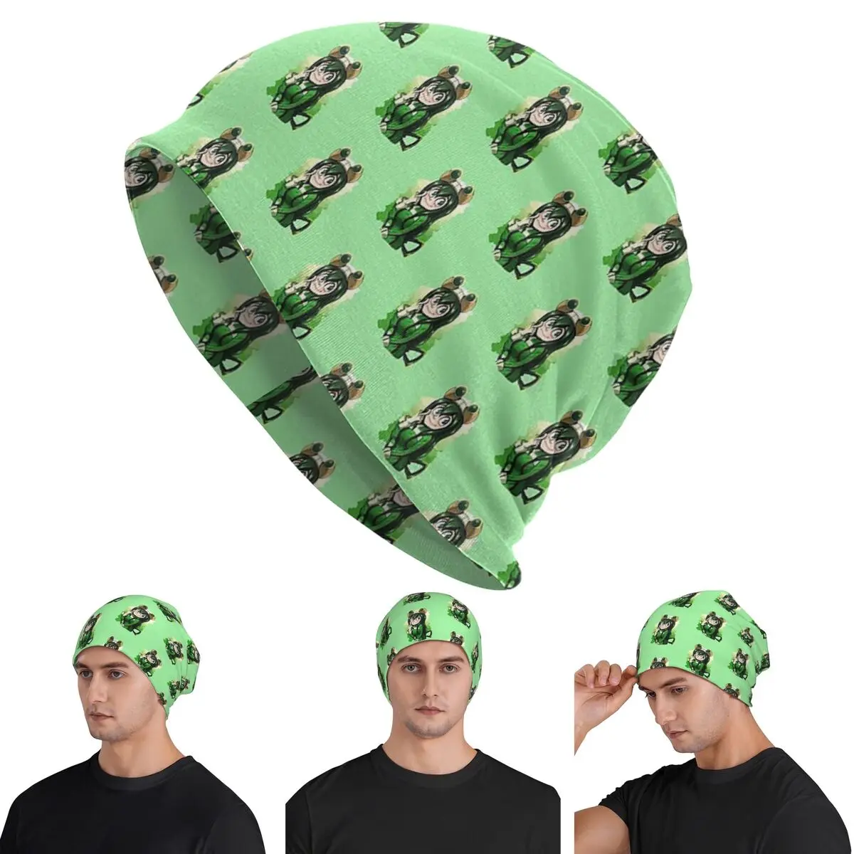 

Asui Tsuyu (Froppy) My Hero Academia Skullies шапки шапки теплая осенне-зимняя уличная шапка вязаные шапки с капюшоном для взрослых унисекс