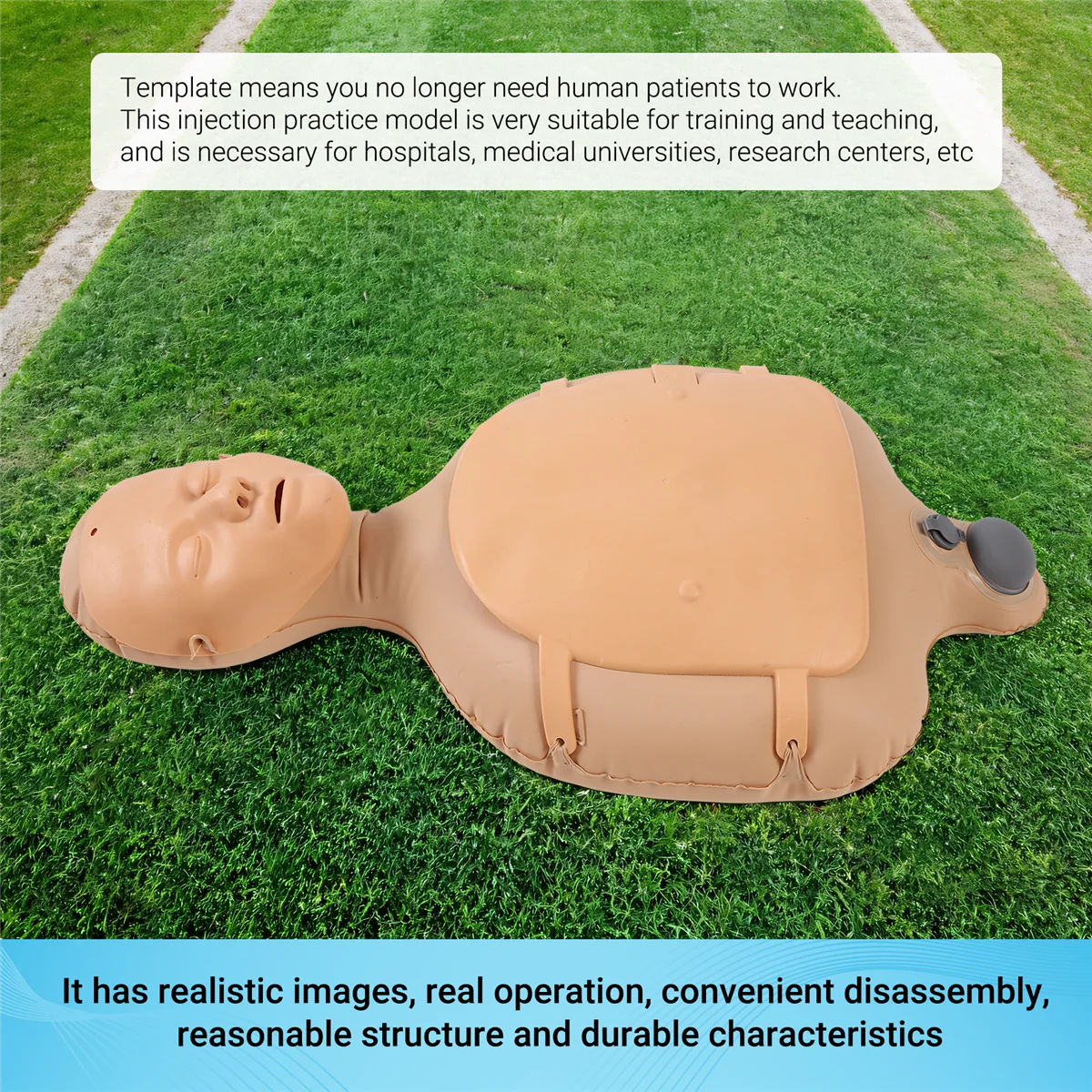 

A52TAdult and Infant CPR Manikin Kits, UltraTrainer and MCR Accessories, First Aid Training Manikin Dummy