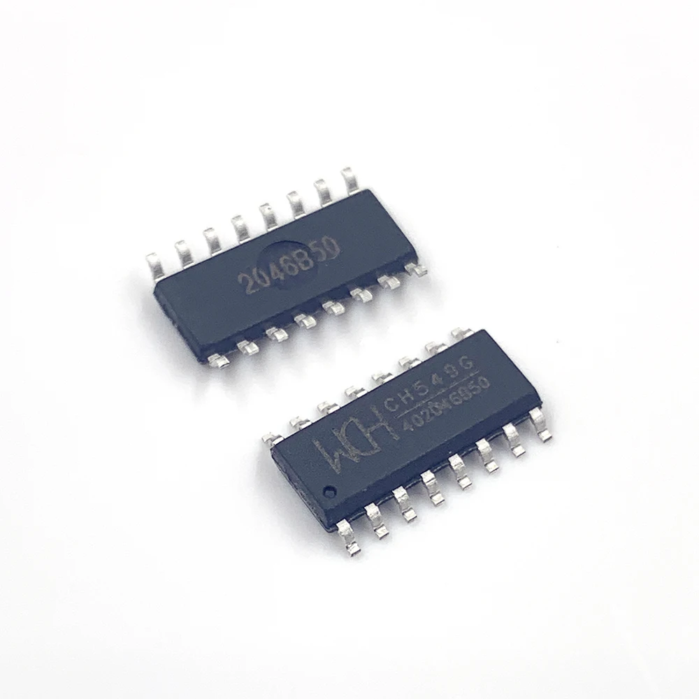 MCU multiinterfaz mejorado de 8 bits CH549G SOP16 CH549 Compatible con el conjunto de instrucciones MCS51