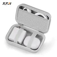 Portable Travel Organizer Bag Cable Storage Organizers Earphone Case Mini Hard Shell Digital Gadgets U Flash Drive Zipper Bag