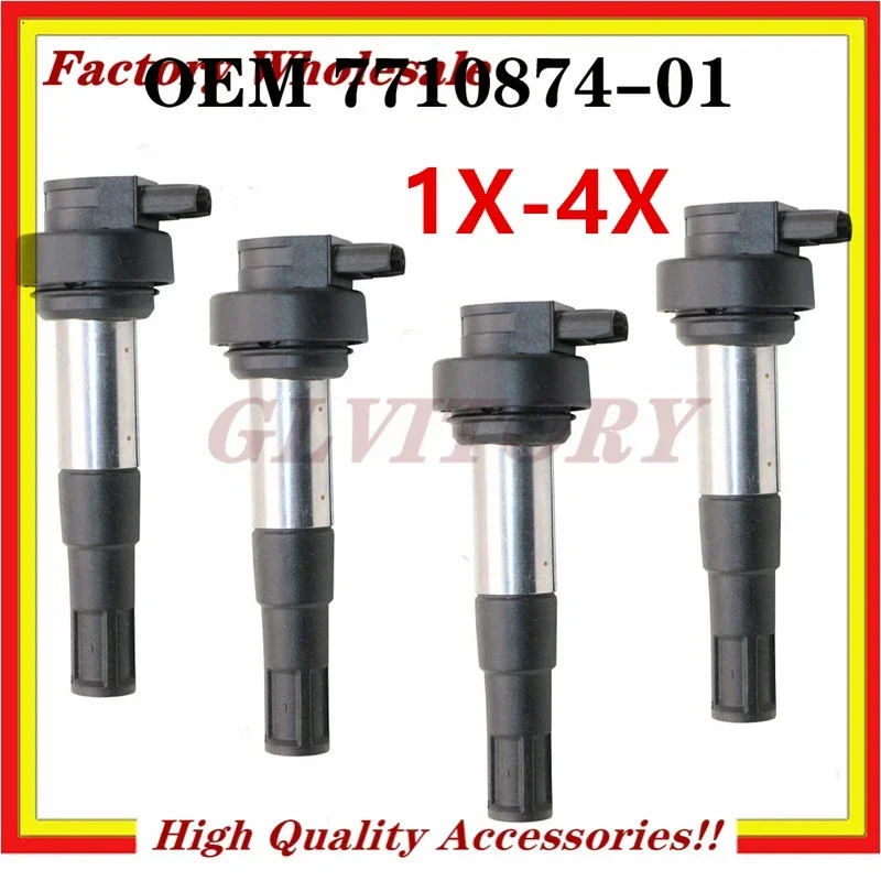 

1X 771087401 1X-4X Engine Ignition Coil Pack 7710874-01 for 2012-2014 BMW S1000RR 7710874-02,771087402,7710874 02