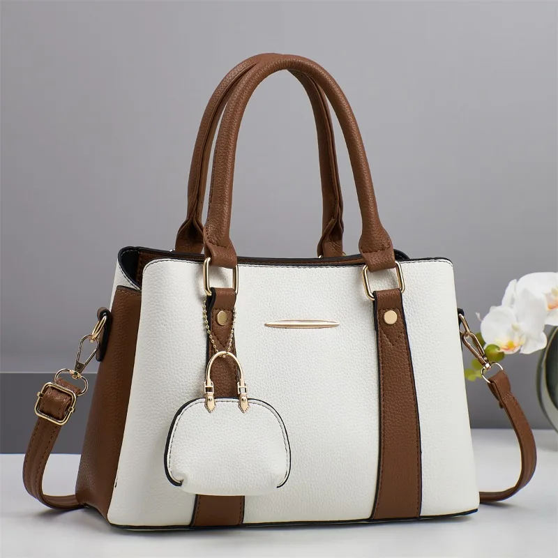 

Soft Pu Leather Handbags for Women Vintage Shoulder Tote Bag Luxury Designer Ladies Large Capacity Crossbody Bags Sac A Main