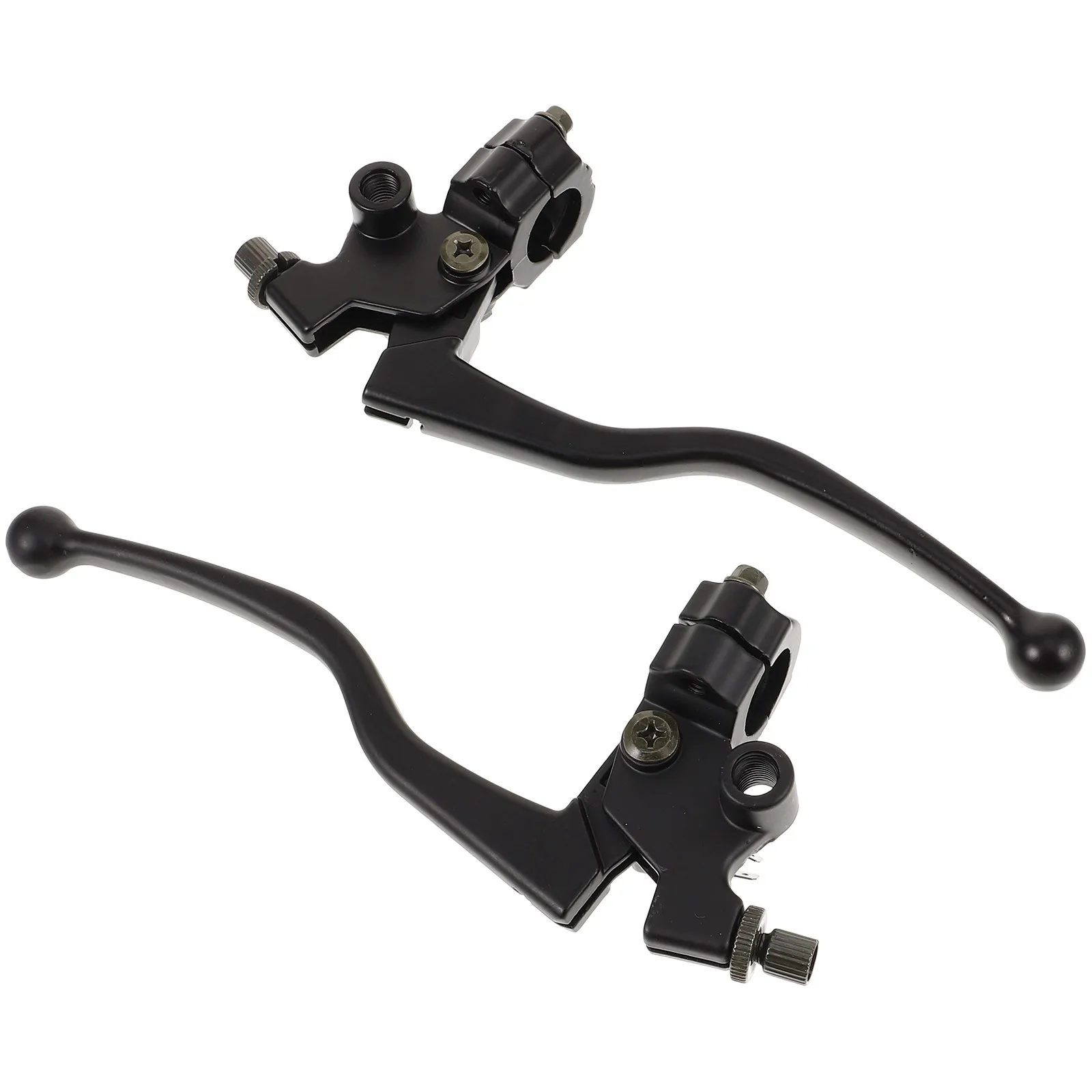 

1 комплект универсальных рычагов тормоза и сцепления для мотоциклов, из высокопрочного материала, улучшающий качество езды, для скутеров