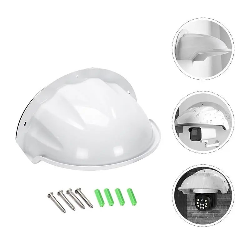 B29C-Universal Rainproof Sunscreen Camera Cover Shield For LED Lights/Outdoor Security Cameras, Surveillance Cameras Dome
