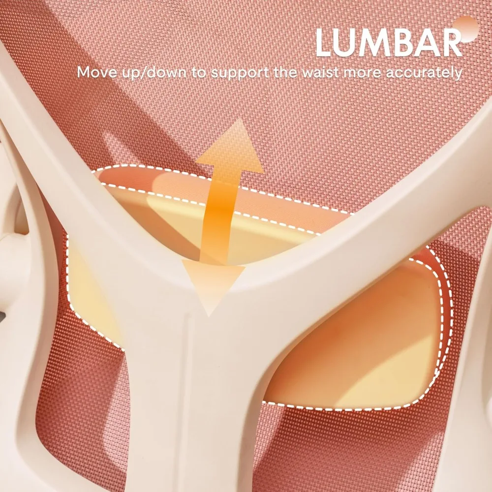 эргономичное складное офисное кресло с поясничной опорой, откидными подлокотниками и 3D-подголовником для компактных помещений.