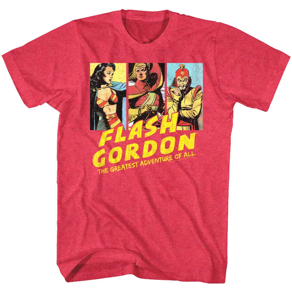 Flash Gordon Greatest Adventure of All Men's T Shirt Comic Dale Arden Ming Top