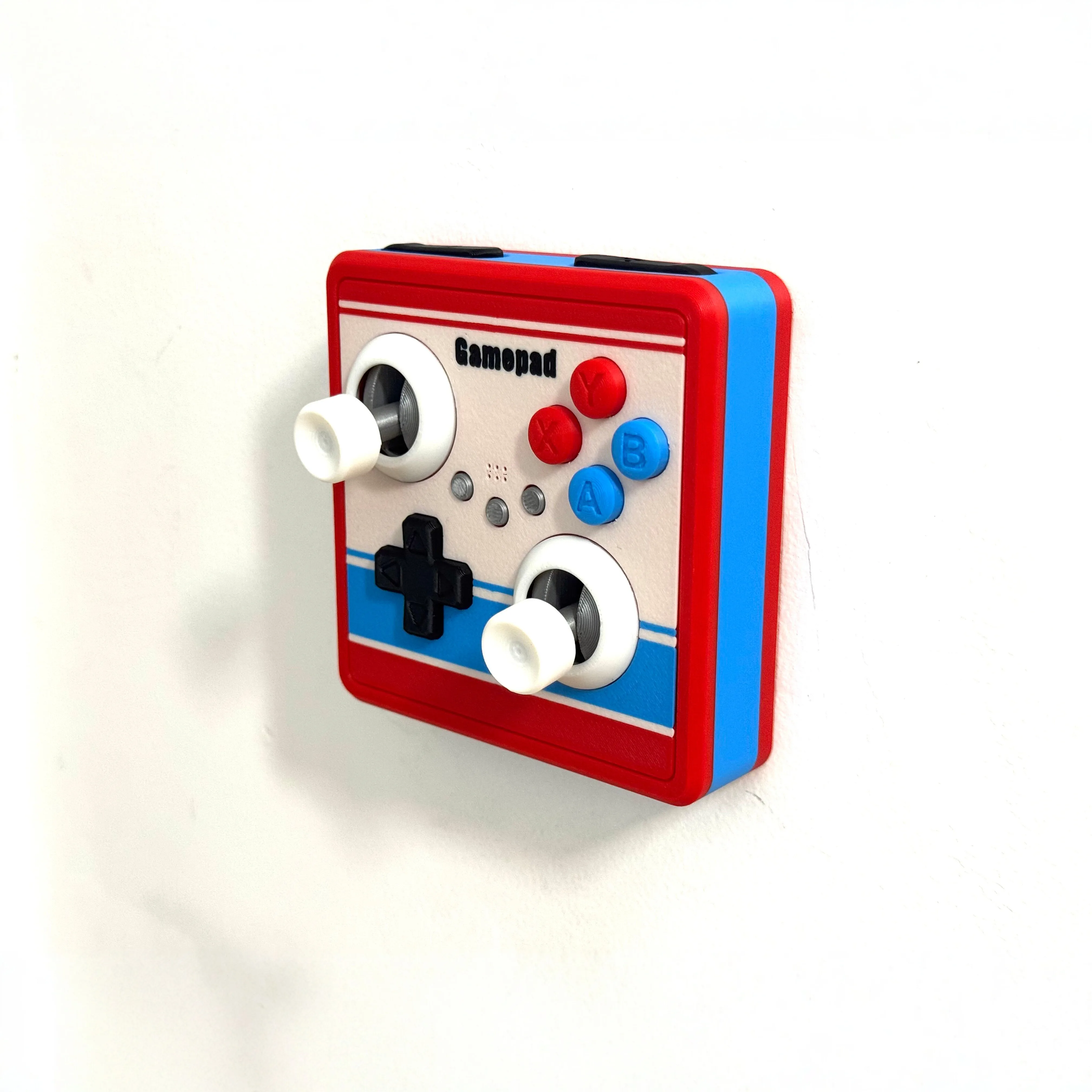 Retro Arcade Switch Panel Decoration for Home Use, Fun Joystick Switch, 3D Printed Switch Sticker Controller