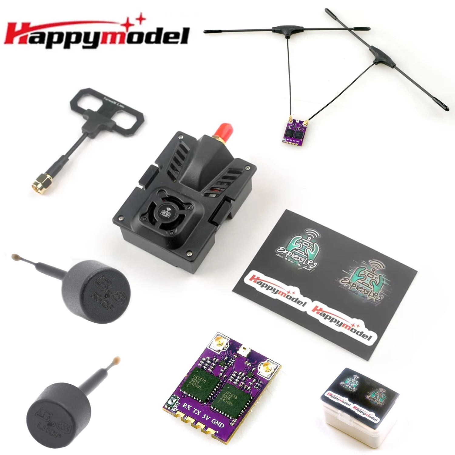 Happymodel Expresslrs Elrs Es24Tx Pro 1000Mw - HappyModel ES24TX Pro 1000mW 2.4G ExpressLRS
