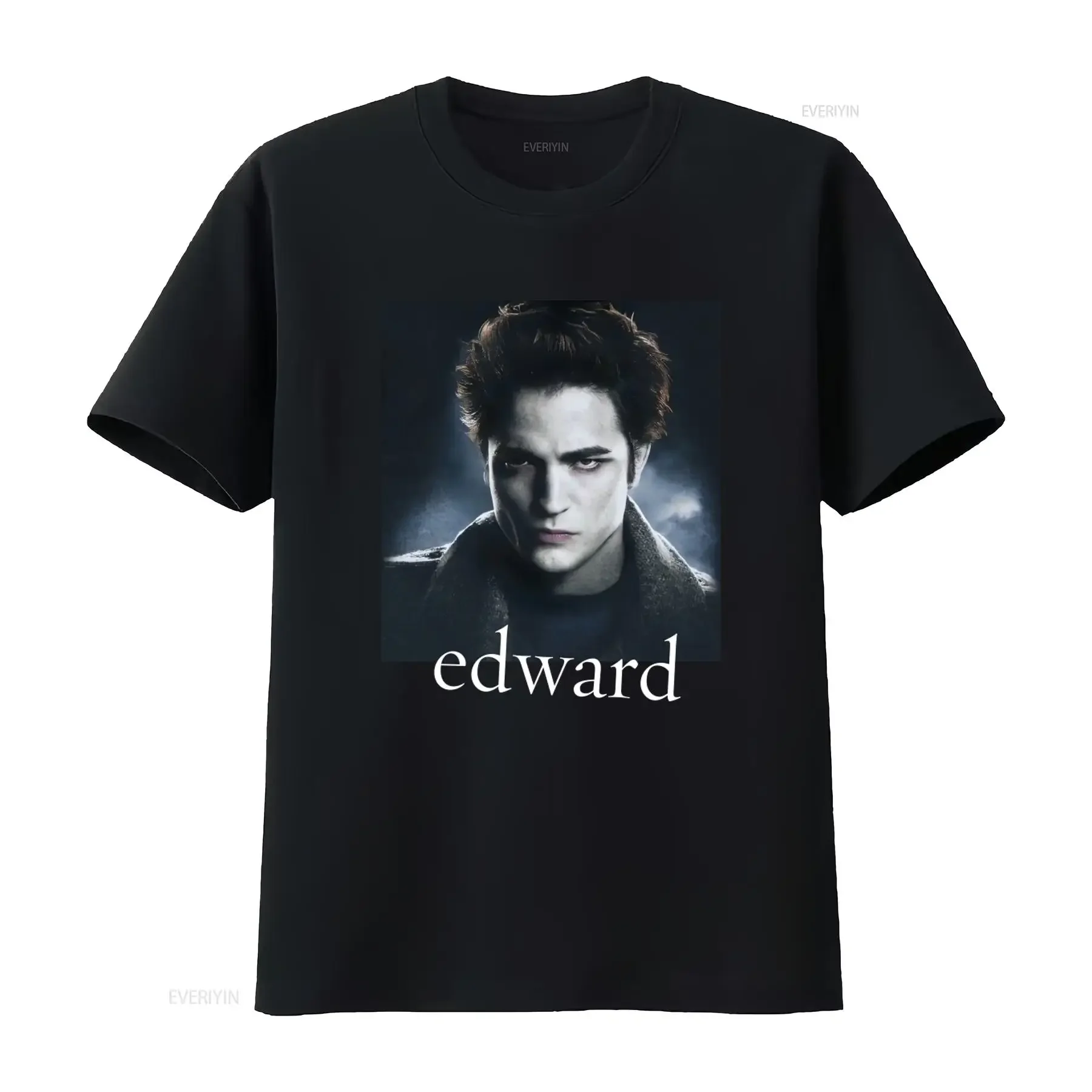 Vintage Edward Cullen Twilight Anvil T Shirt Large Black Movie Promo Perfect for Fans vintage Washed designer clothes Stylish