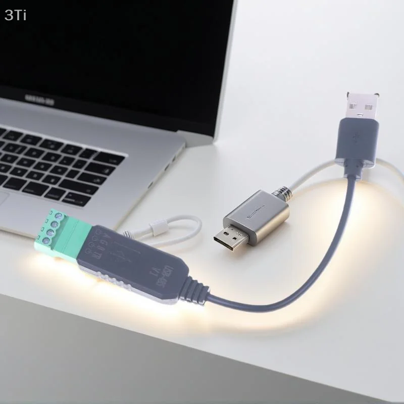 Premium USB to 485 Serial Communication Unit, Industrial Grade CH340, PLC Serial Port Converter Module