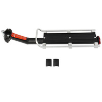 Bike Rack Bike Seat Bag Stand Bike Rack Bicycle Luggage Carrier Rear Racks Reflector Shelf Cycling Seat Bag Stand Bicycle Rack