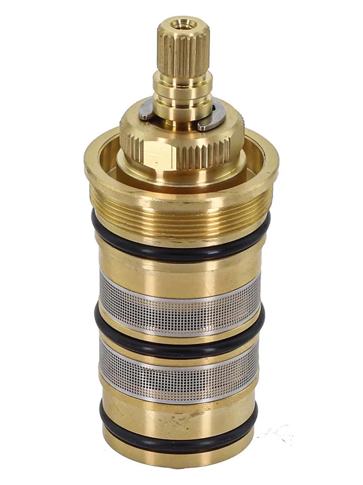 Kit de réparation de mitigeur de douche à cartouche thermostatique, noyau de Valve de robinet entièrement en cuivre pour un contrôle de température Stable
