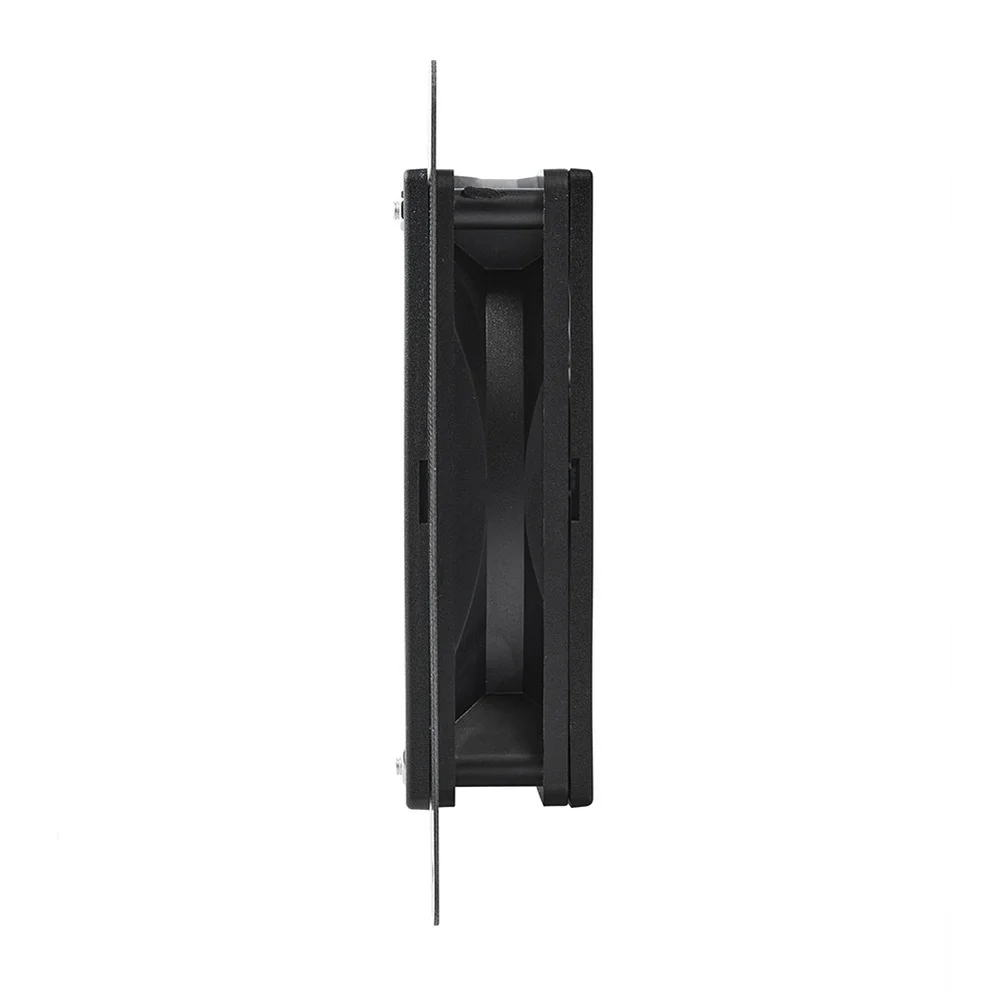12V 3W Solar Powered For Exhaust Fan 76.3CFM Black Plastic For Mini Ventilation For Pet Shack Poultry House Cooling Air Quality