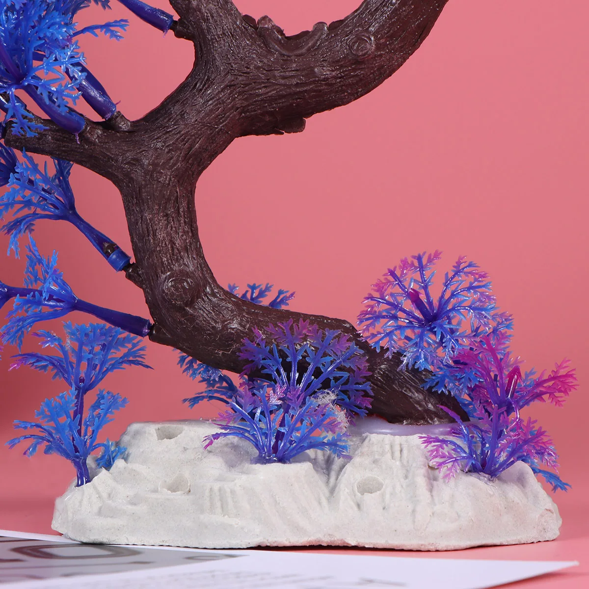 

1Pcs Resin Mini Simulation Tree Ornament for DIY Micro Landscape Garden Terrarium Decoration Simulation Tree Garden Decorations