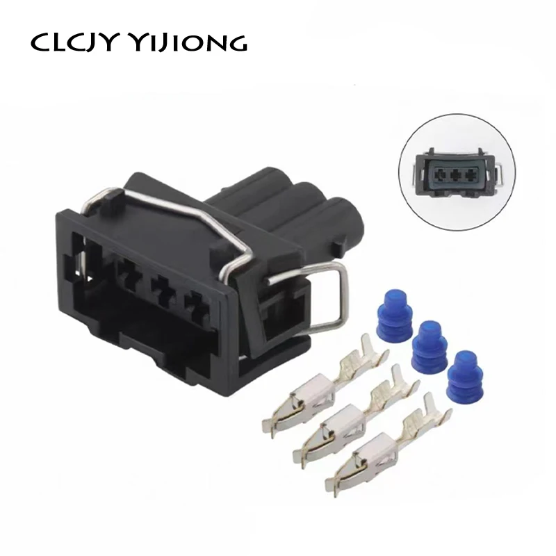 

1 Set 3 Pin Car Tail Light, Fog Light, Brake Light, Waterproof Connector Plug, Car Odometer Sensor Wire Connector 357972753