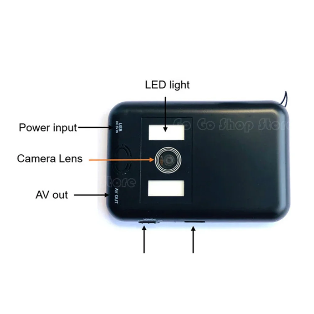 3.5-inch handheld electronic vision aid, portable magnifying glass reader, elderly reader with 32x magnification