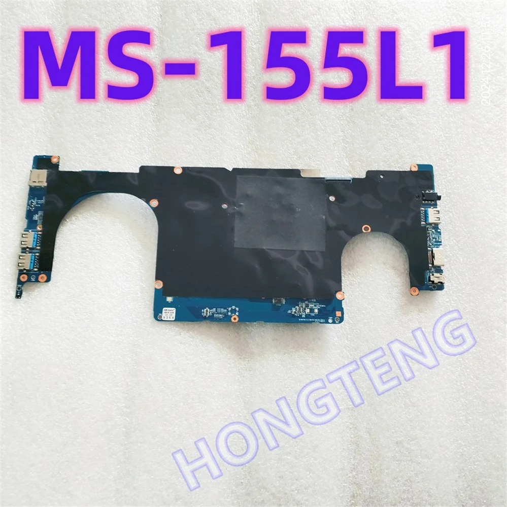 Genuine MS-155L1 FOR MSI Modern 15 A5M MS-155L MS-155L LAPTOP MOTHERBOARD WITH R5-5500U CPU TEST OK