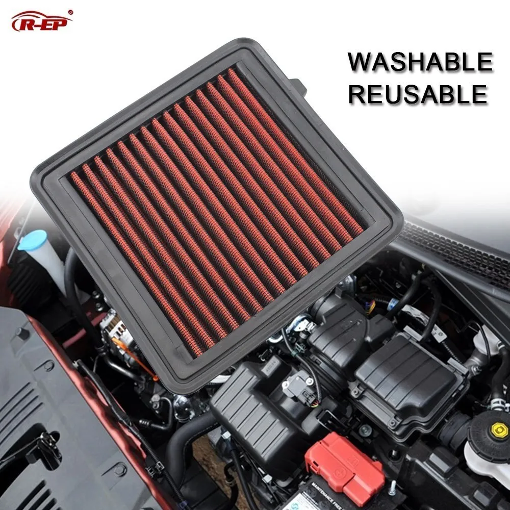 

R-EP Replacement Air Filter Fits for Honda Fit Jazz Civicx OEM 17220RB0000 Washable Reusable High Power
