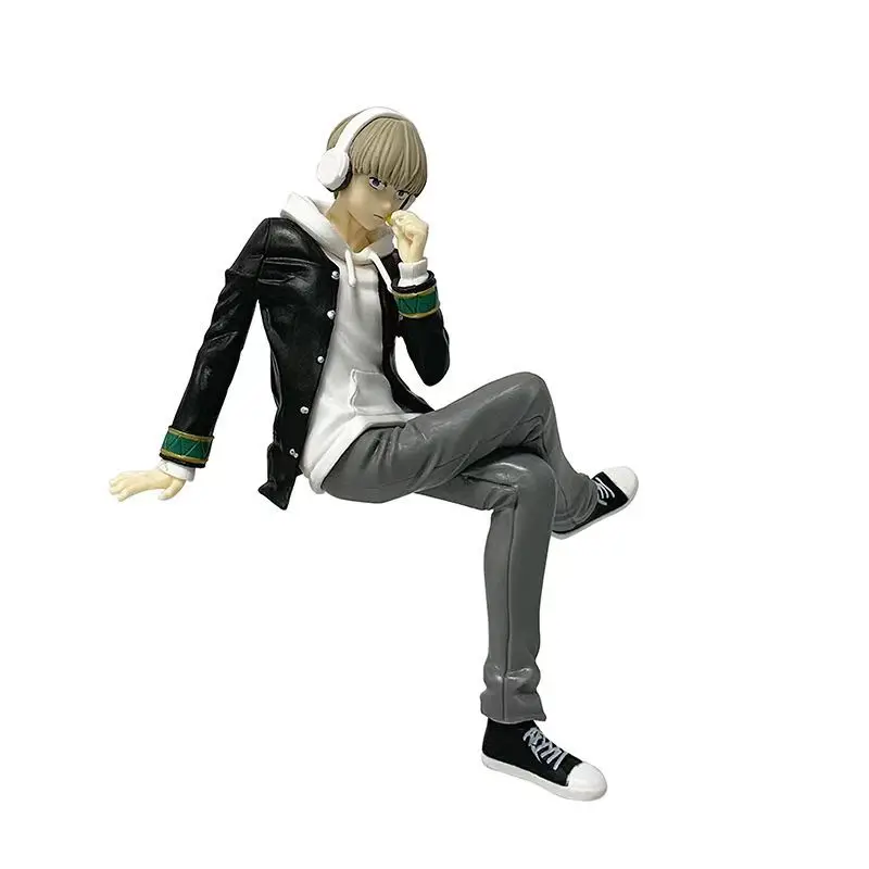 animazione giovanile antivento, seduta in auto Sakura Haruka, bambola ornamentale modello di figura di noodle istantanei con pressatura Kajilian